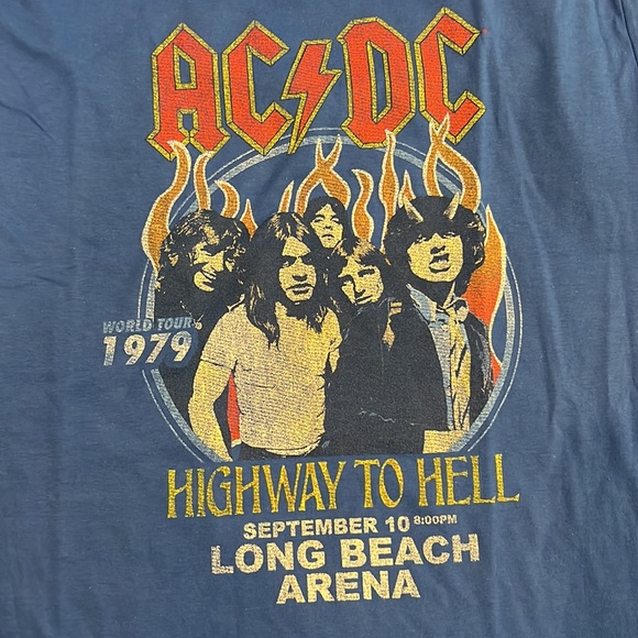 AC/DC Highway to hell T-shirt world tour 1979 - Picture 2 of 4